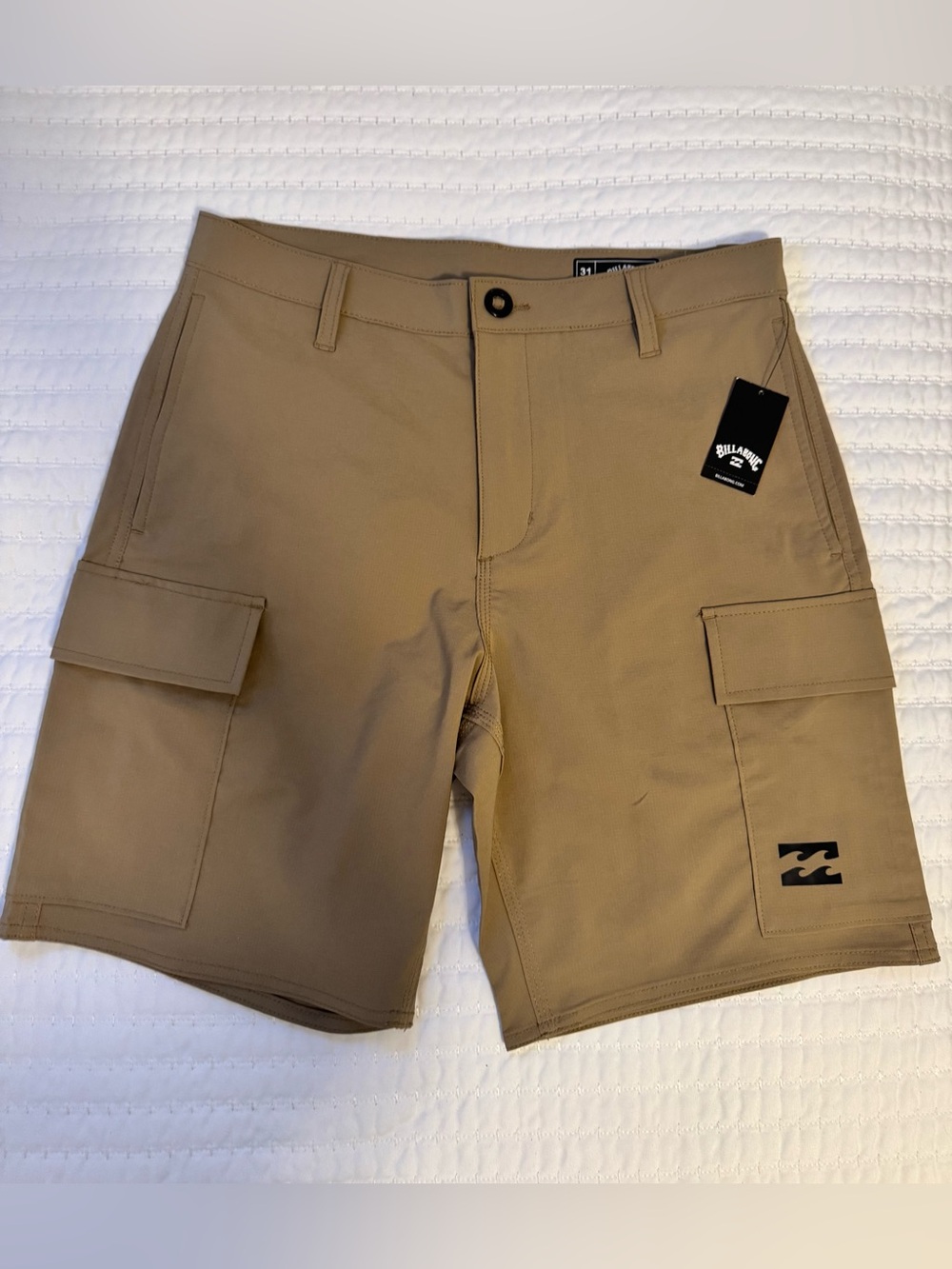 Billabong Quinn Hybrid 19 Cargo Shorts Mens 31 Khaki Gravel NWT